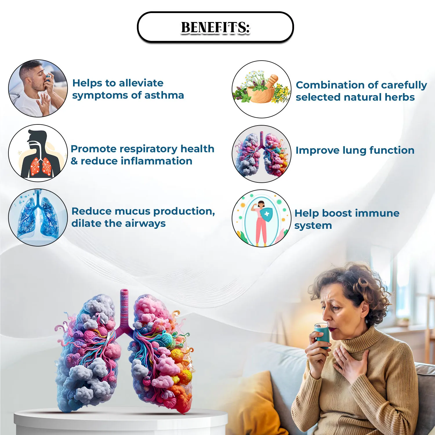 Rajasthan Herbals Dama Buti Churna | Ayurvedic Respiratory Support | Natural Breathing & Lung Wellness Powder-5