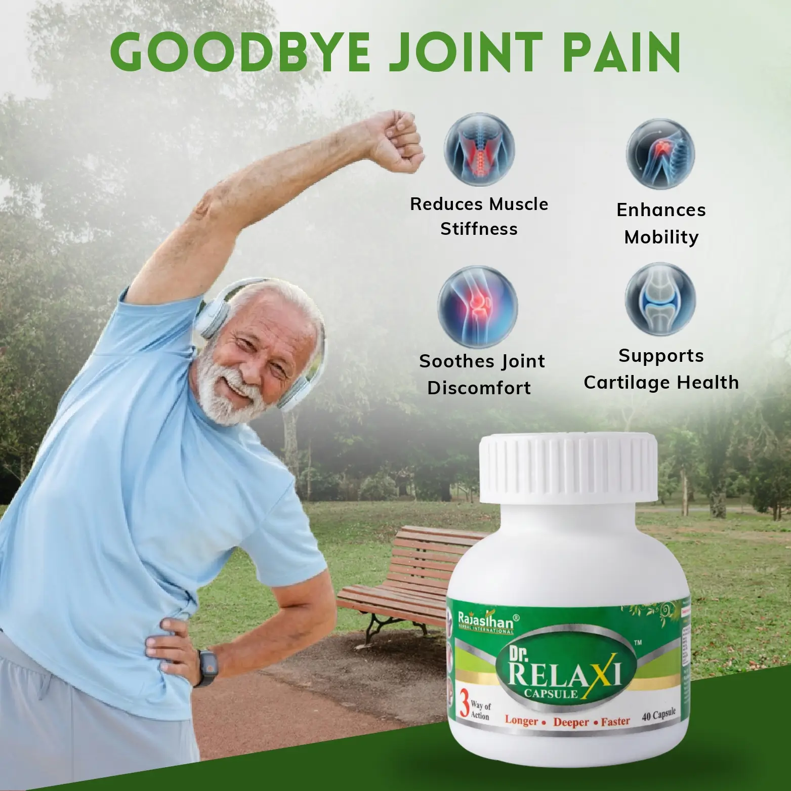Rajasthan Herbals International Dr. Relaxi Capsules | Herbal Joint & Muscle Support | Natural Ayurvedic Formula-5