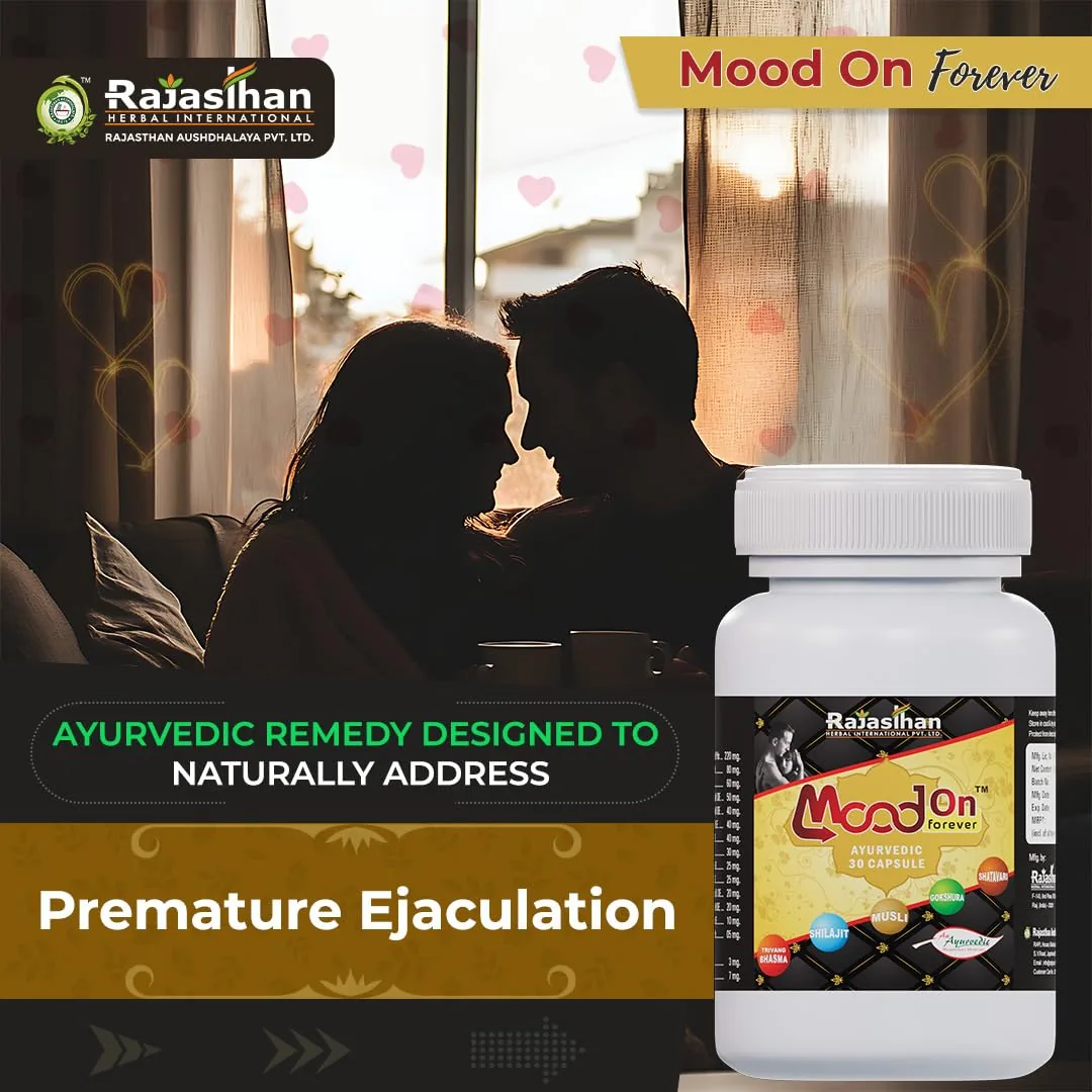 Rajasthan Herbals International Mood On Forever Capsules | Ayurvedic Vitality Supplement | Stamina & Energy Booster-4