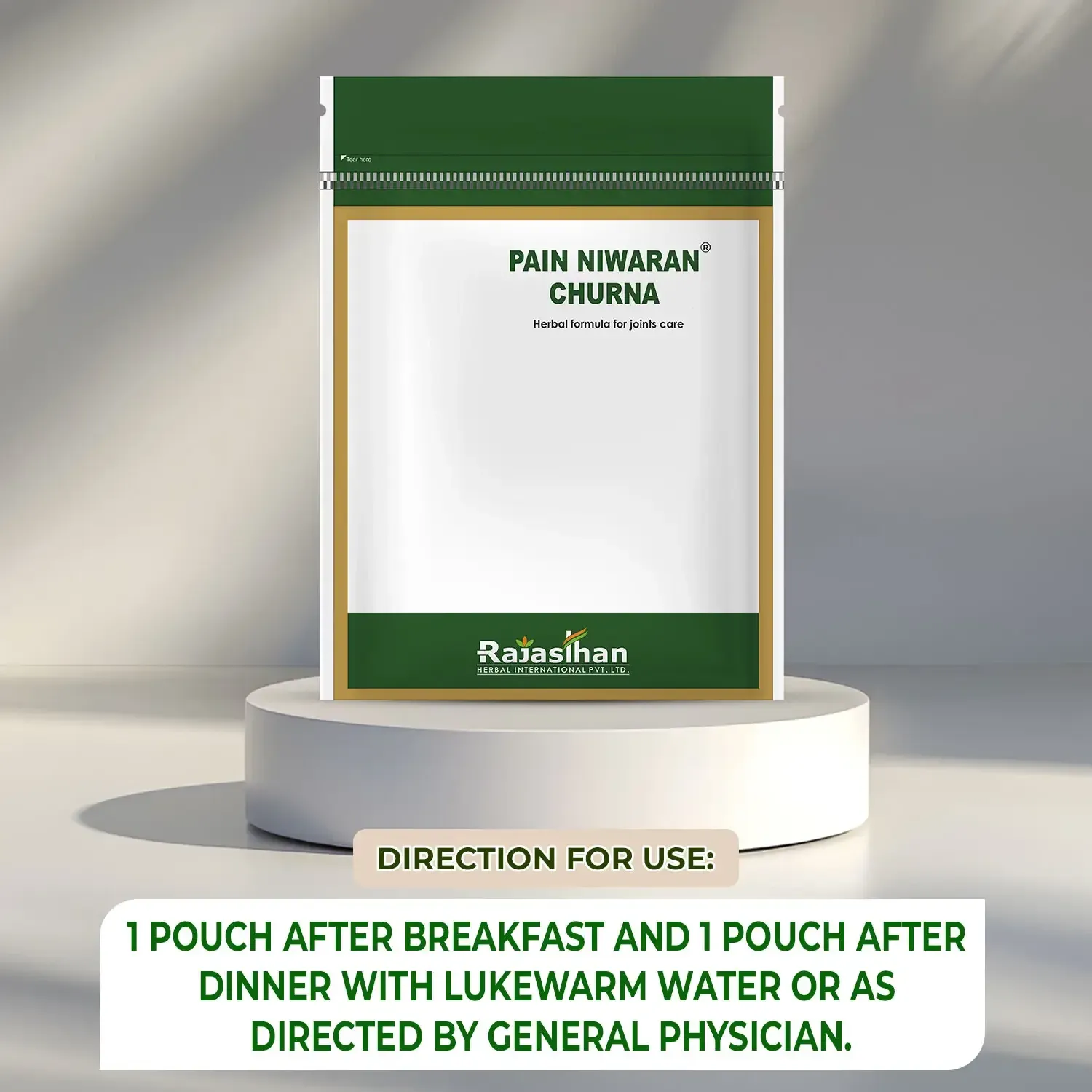 Rajasthan Herbals Pain Niwaran Churna | Ayurvedic Joint Support | Natural Herbal Formula-3