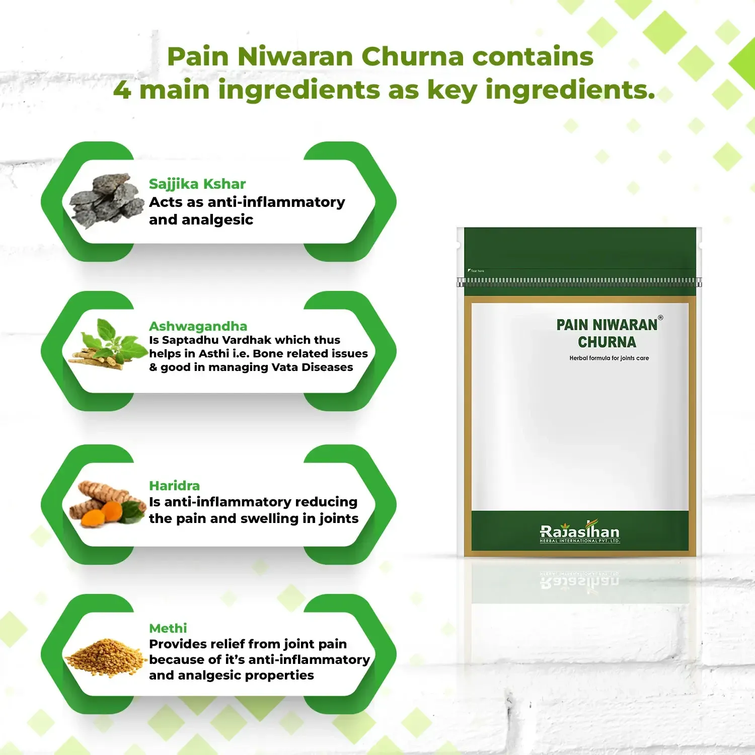 Rajasthan Herbals Pain Niwaran Churna | Ayurvedic Joint Support | Natural Herbal Formula-5