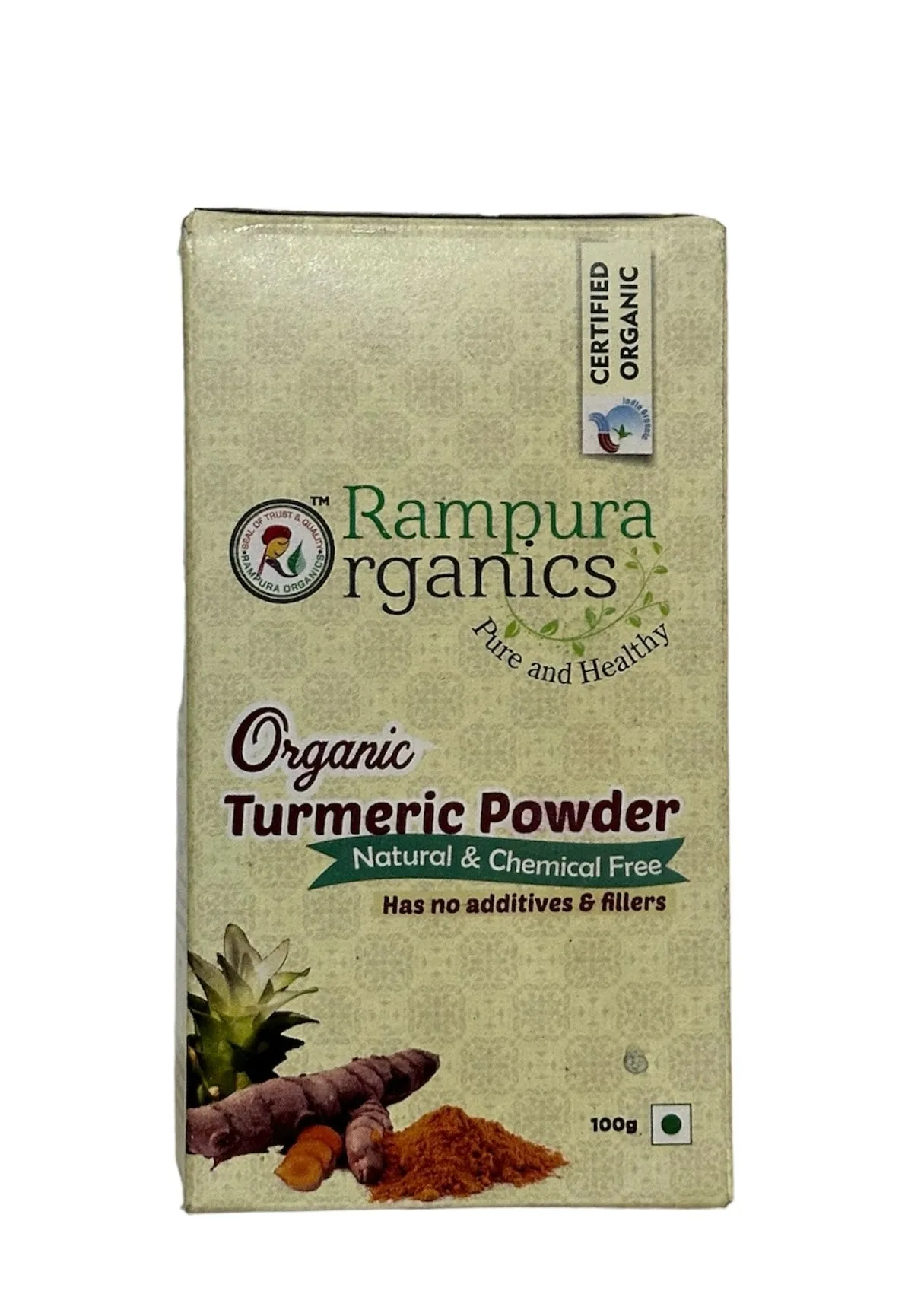Rampura organics turmeric powder - 1