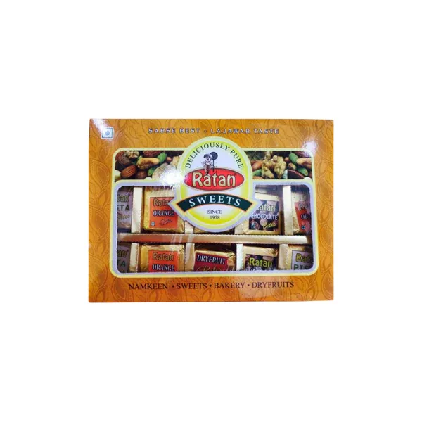Ratan Sev Bhandar Dry Fruit Bites | Traditional Indian Sweets | Nutritious Energy Snack 250 gm