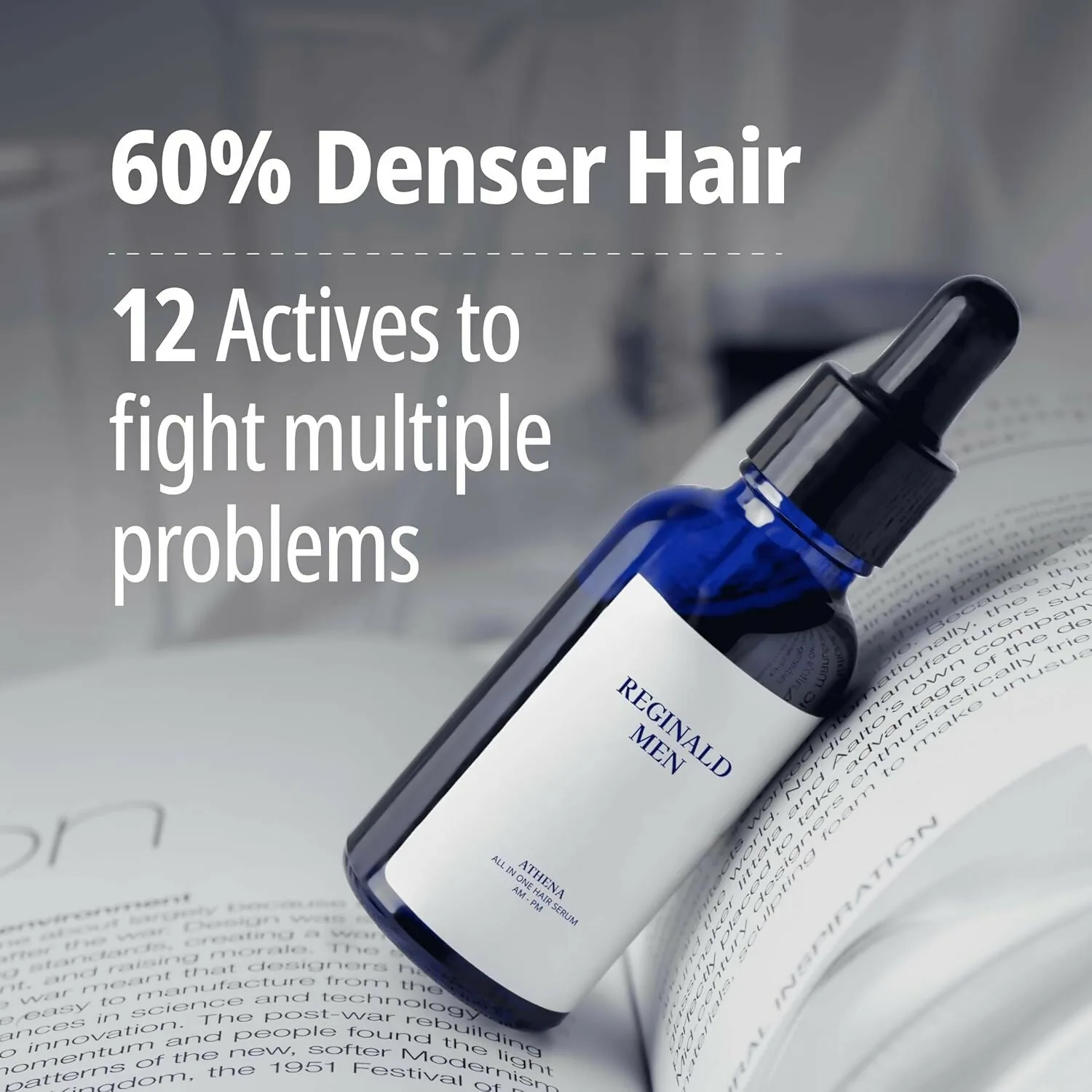 Reginald Men Athena All in One Hair Serum | Hair Growth & Fall Control Serum | Rice Water & Redensyl Formula-4