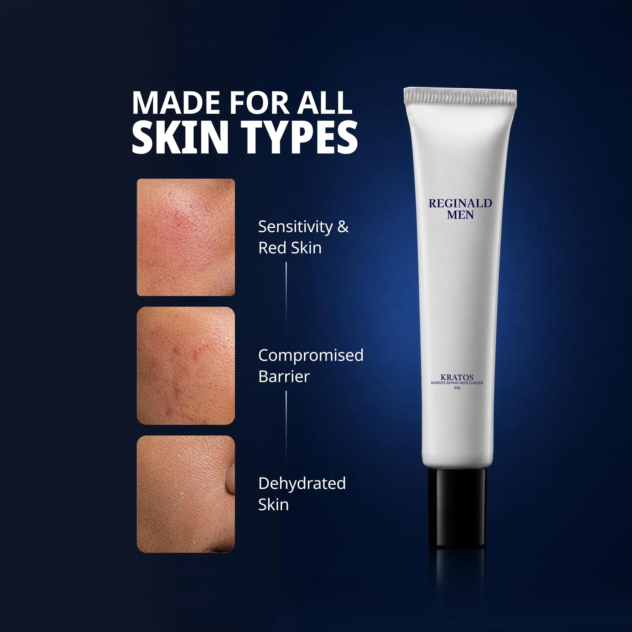 Reginald Men Gel Kratos Strengthening Moisturizer | Lightweight Gel-Cream | Fragrance-Free Hydration-6