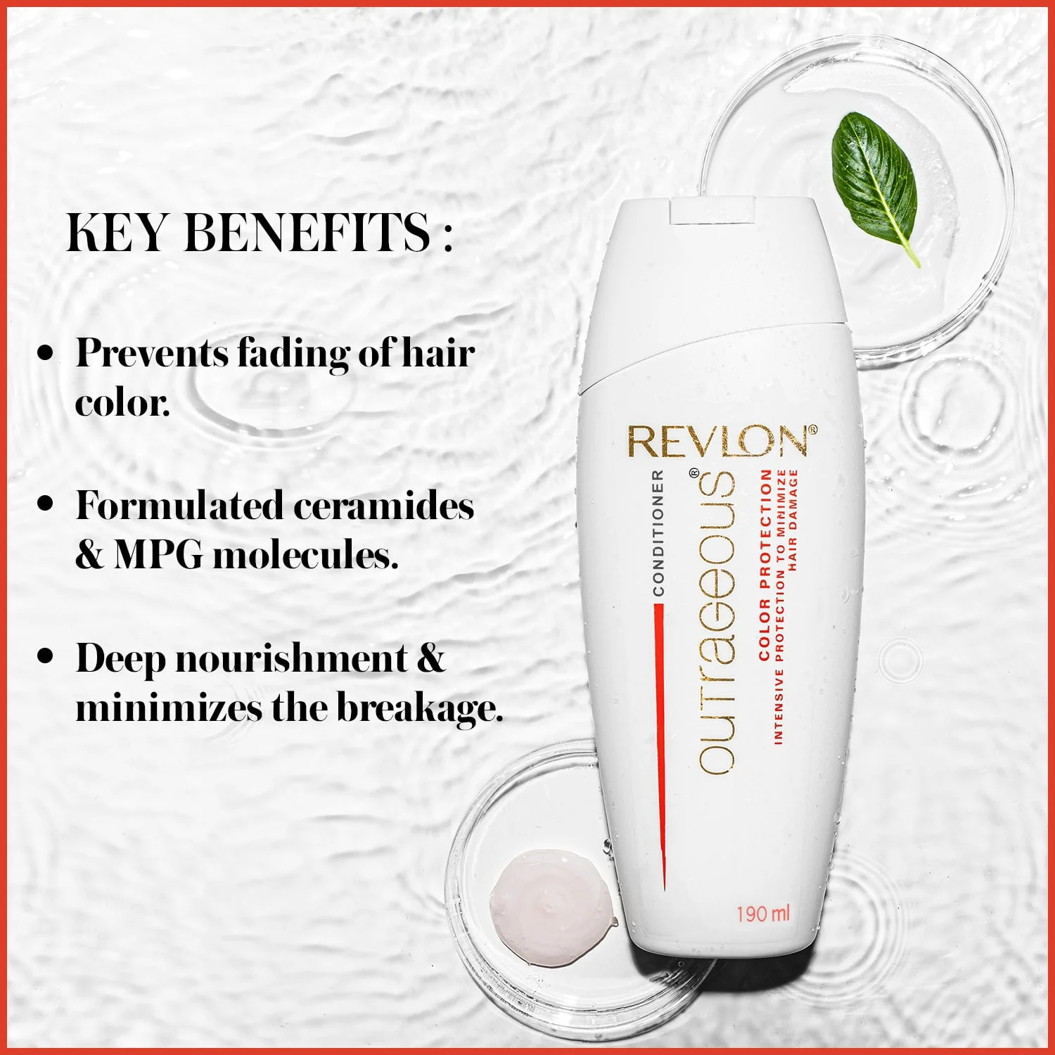 Revlon Outrageous Color Protection Conditioner | Hair Care | Color Fade Prevention & Shine-2