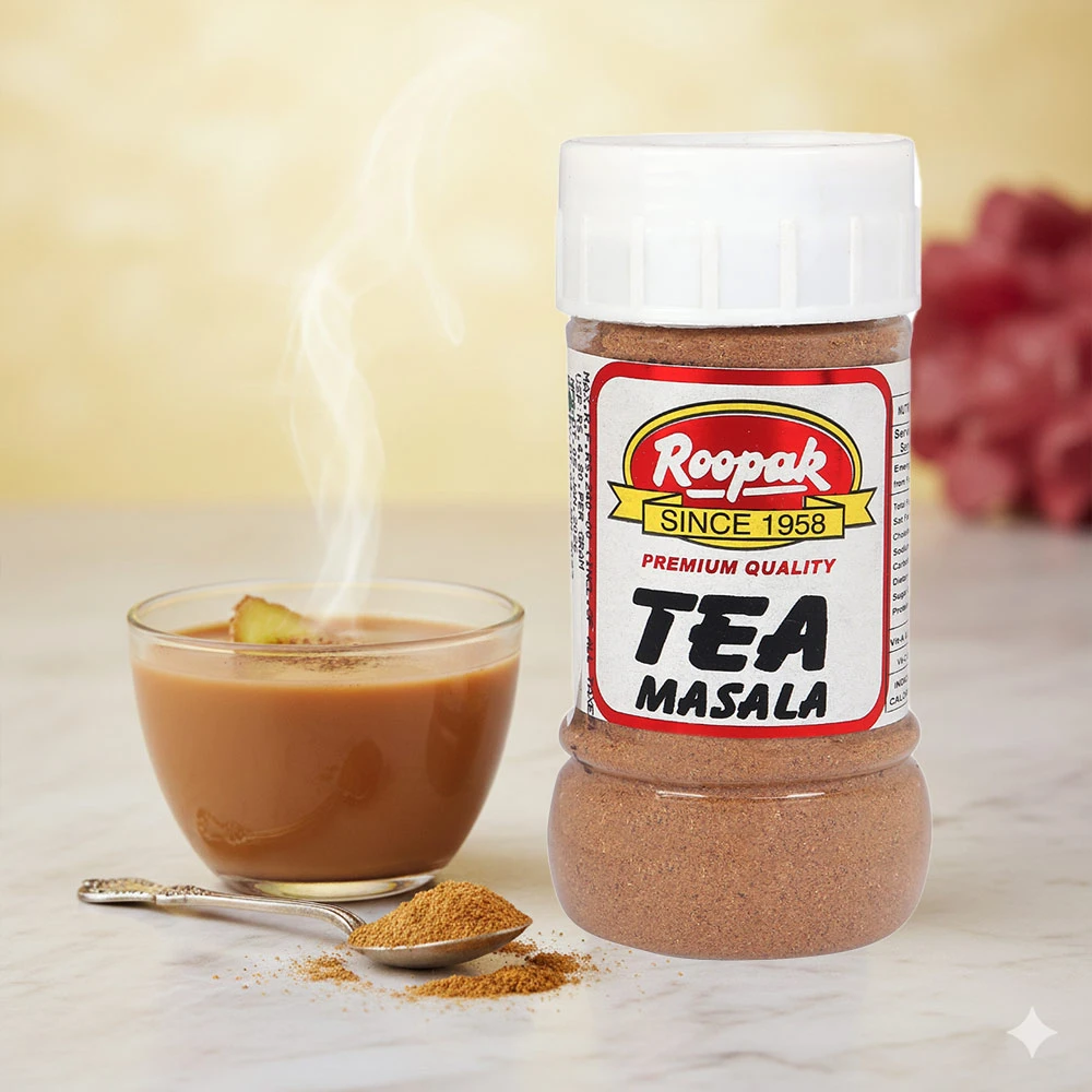 Roopak Tea Masala Powder | Aromatic Chai Spice Blend | Authentic Indian Taste-2