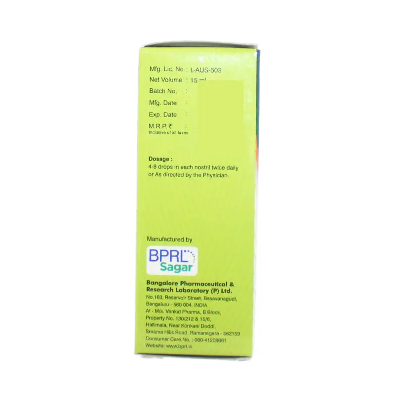 Sagar Ayurveda Sinurex Nasal Drops | Herbal Sinus Relief | Natural Congestion Care-2