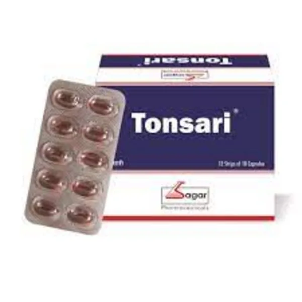 Sagar Ayurveda Tonsari Capsules | Herbal Throat Support | Ayurvedic Relief for Tonsil & Pharynx Inflammation-3