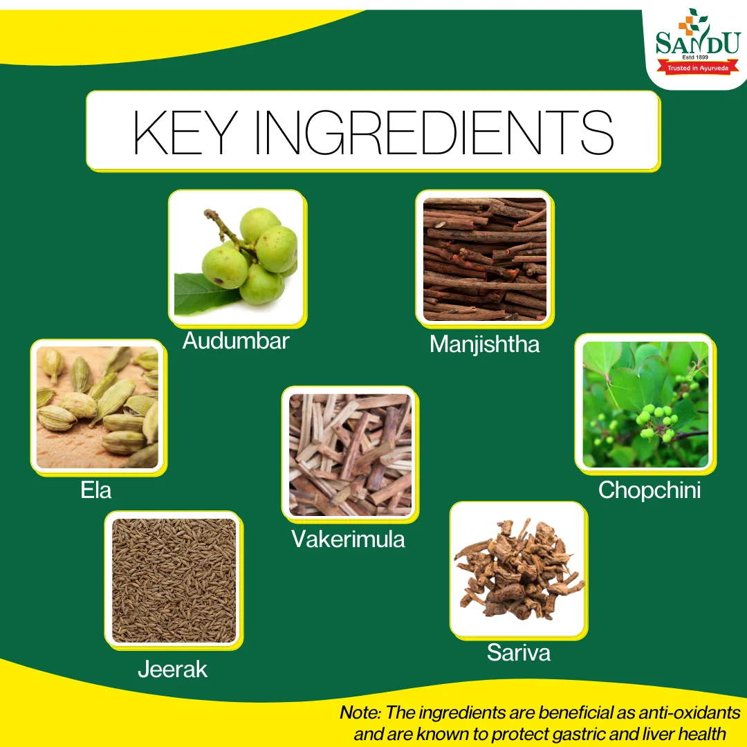 Sandu Acivin Audumbaravleha | Ayurvedic Antacid Syrup | Natural Acidity & Heartburn Relief-4