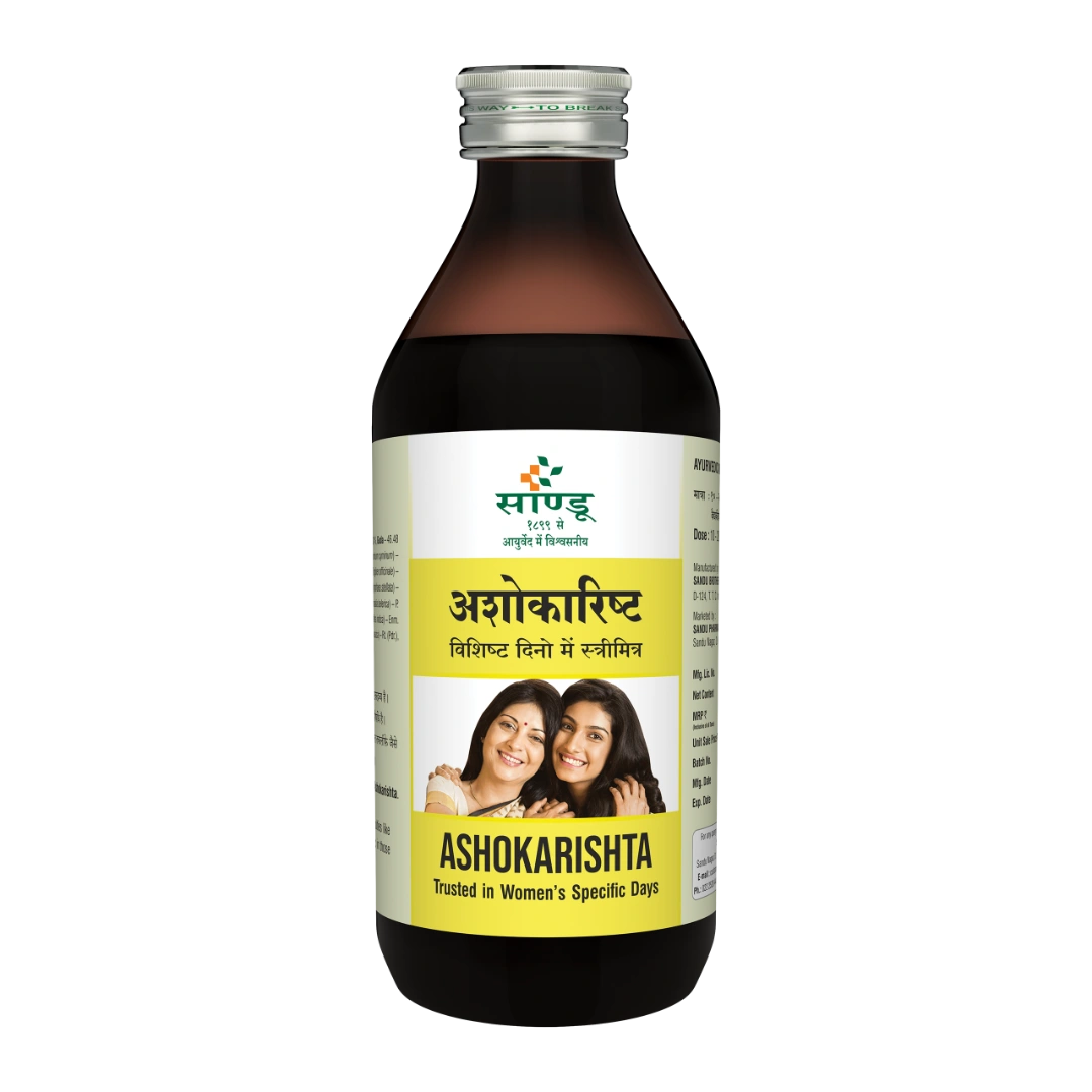 Sandu Ashokarishta | Ayurvedic Uterine Tonic | Hormonal Balance & Menstrual Support-1