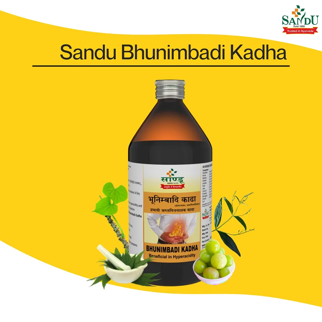 Sandu Bhunimbadi Kadha | Ayurvedic Digestive Tonic | Hyperacidity and Heartburn Relief-4