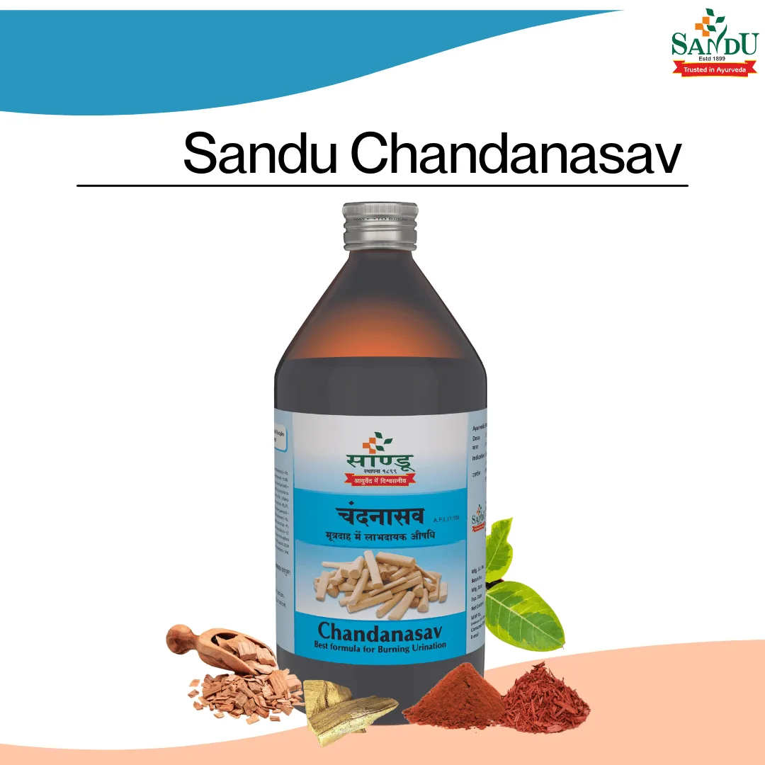 Sandu Chandanasava | Ayurvedic Cooling Tonic | Urinary and Pitta Balance-4