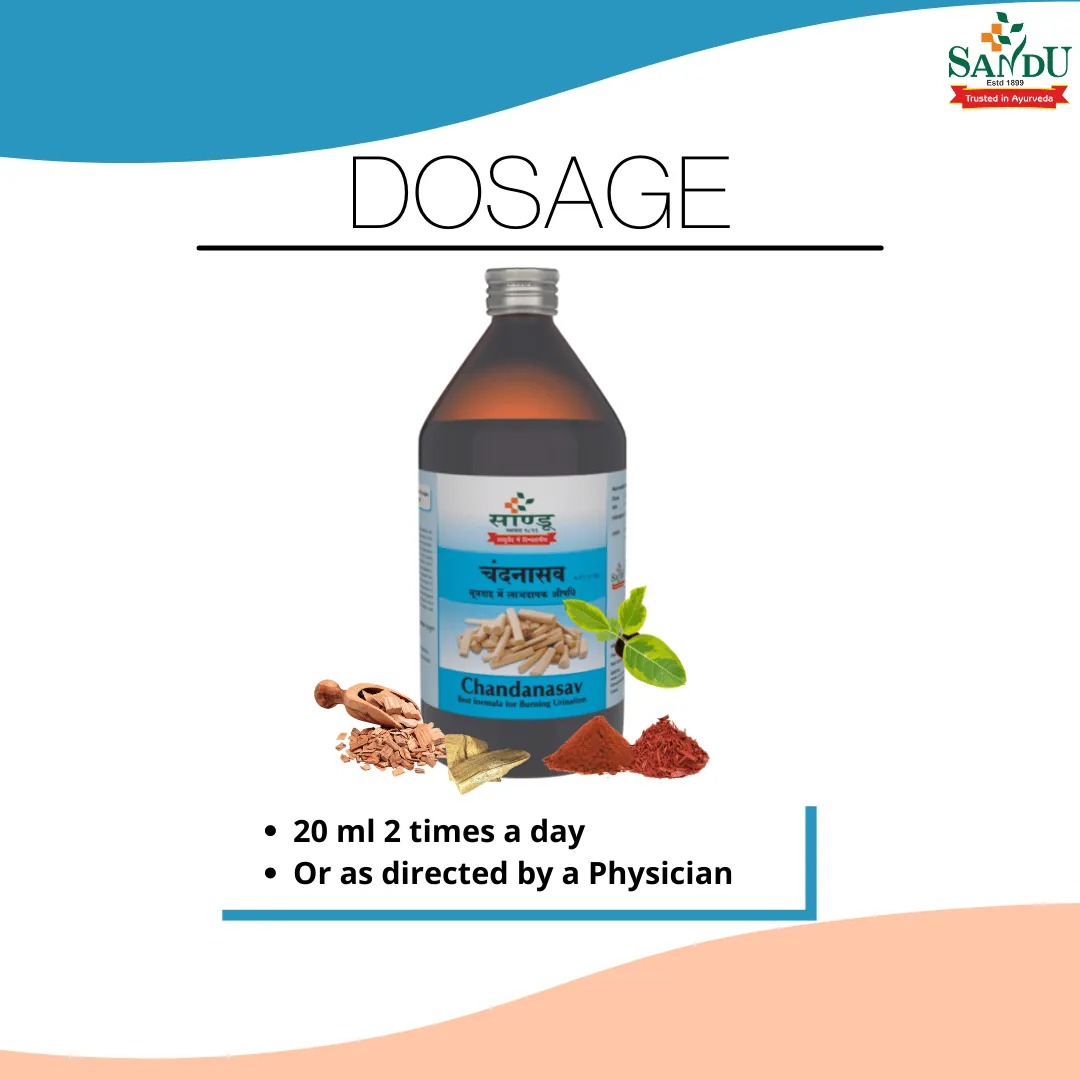 Sandu Chandanasava | Ayurvedic Cooling Tonic | Urinary and Pitta Balance-5