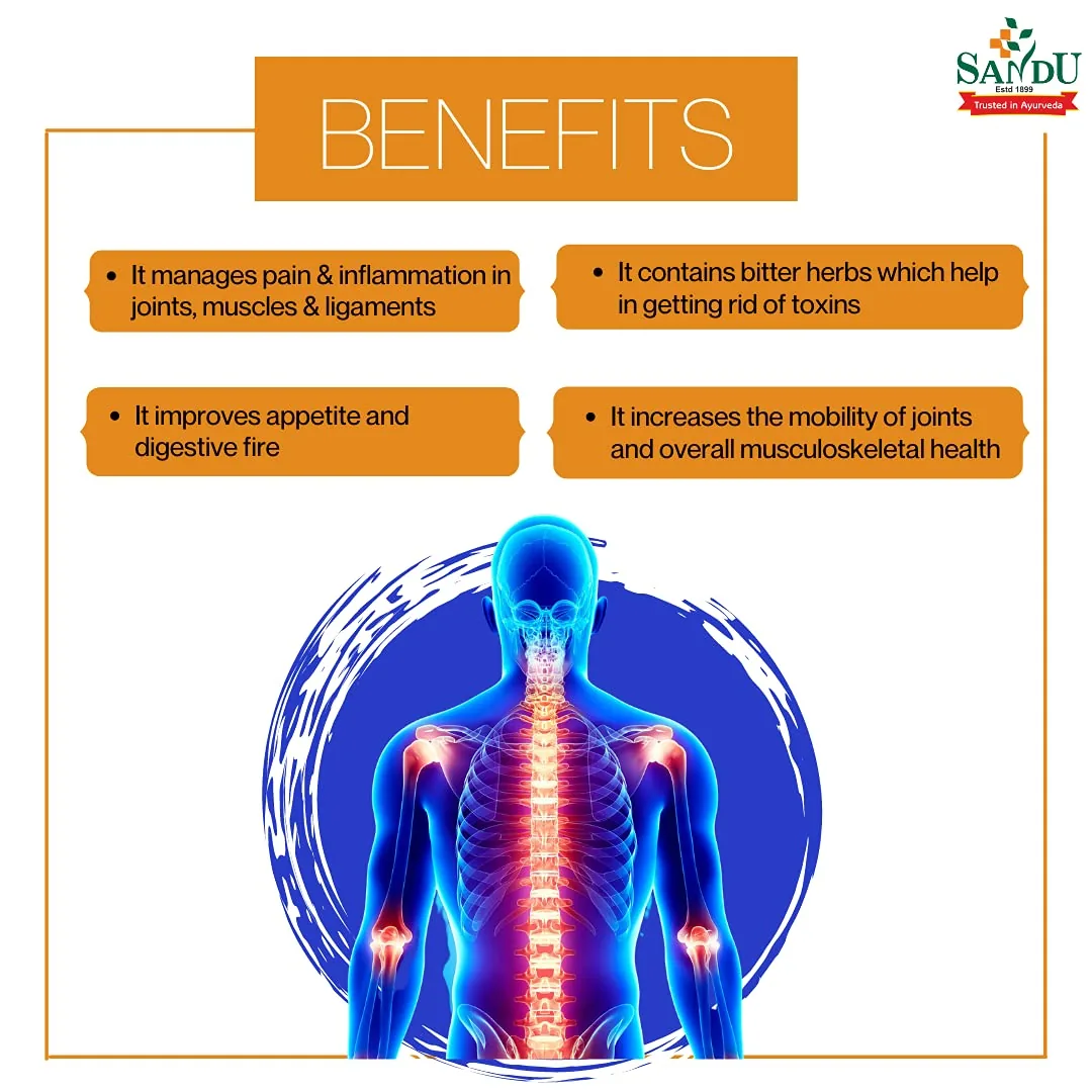 Sandu Maharasnadi Kadha | Ayurvedic Joint Care Decoction | Vata Balancing Formula for Mobility-4