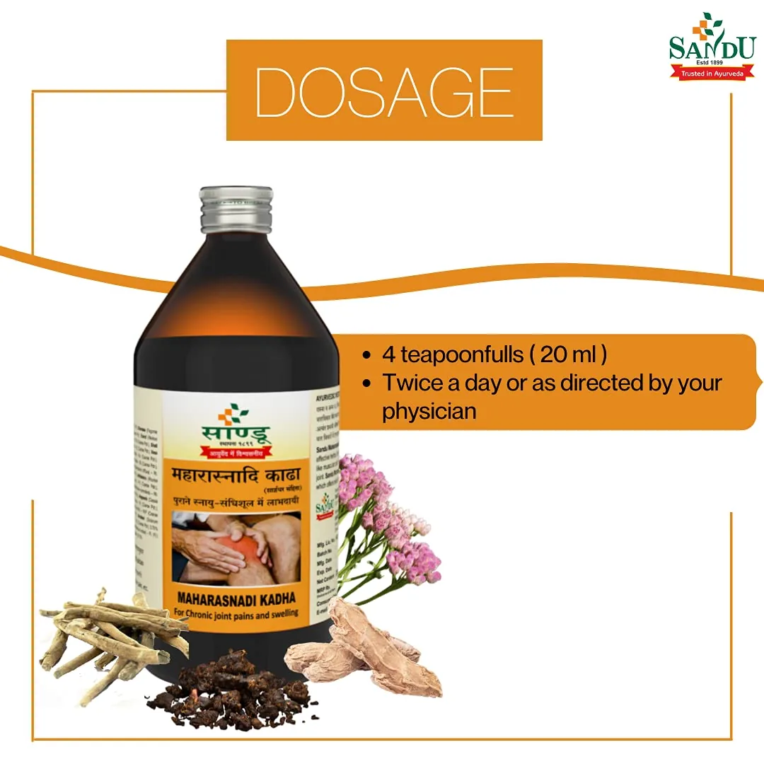Sandu Maharasnadi Kadha | Ayurvedic Joint Care Decoction | Vata Balancing Formula for Mobility-5
