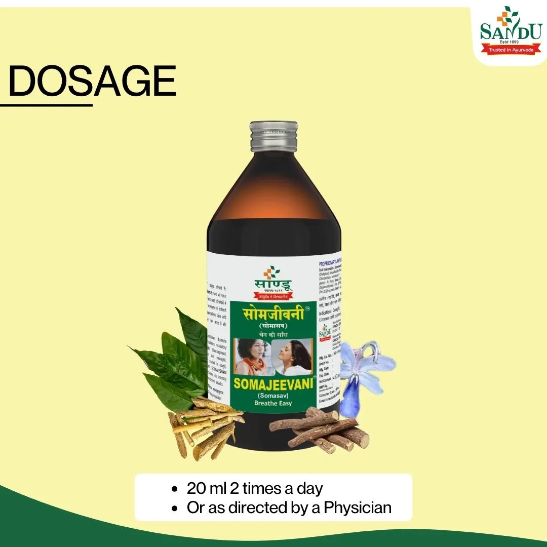 Sandu Somajeevani | Ayurvedic Respiratory Tonic | Natural Airway Support-2