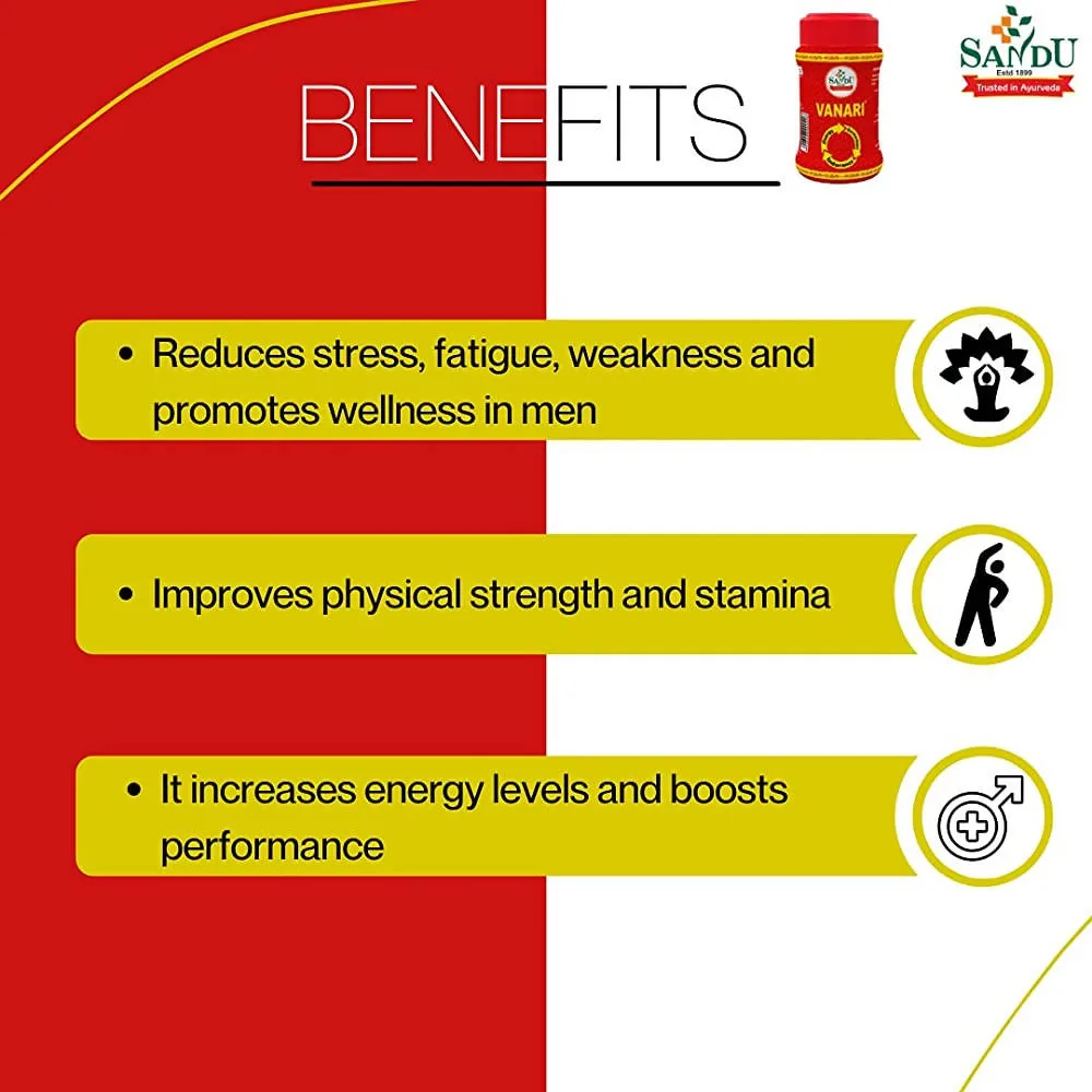 Sandu Vanari Granules | Ayurvedic Strength & Stamina Supplement | Natural Kapikacchu Formula-4