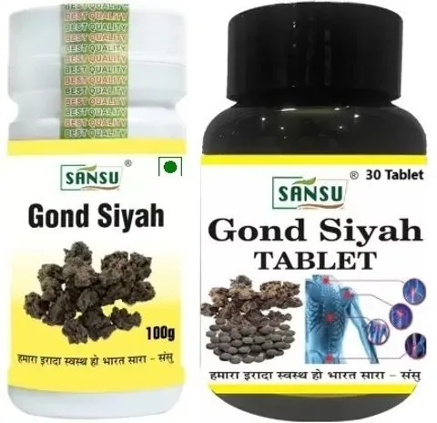Sansu Gond Siyah | Natural Kala Gond Resin | Traditional Joint & Musculoskeletal Support-3