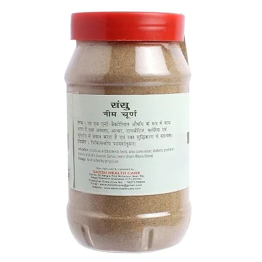 Sansu Neem Powder | Pure Ayurvedic Leaf Churan | Natural Skin & Hair Care - 2
