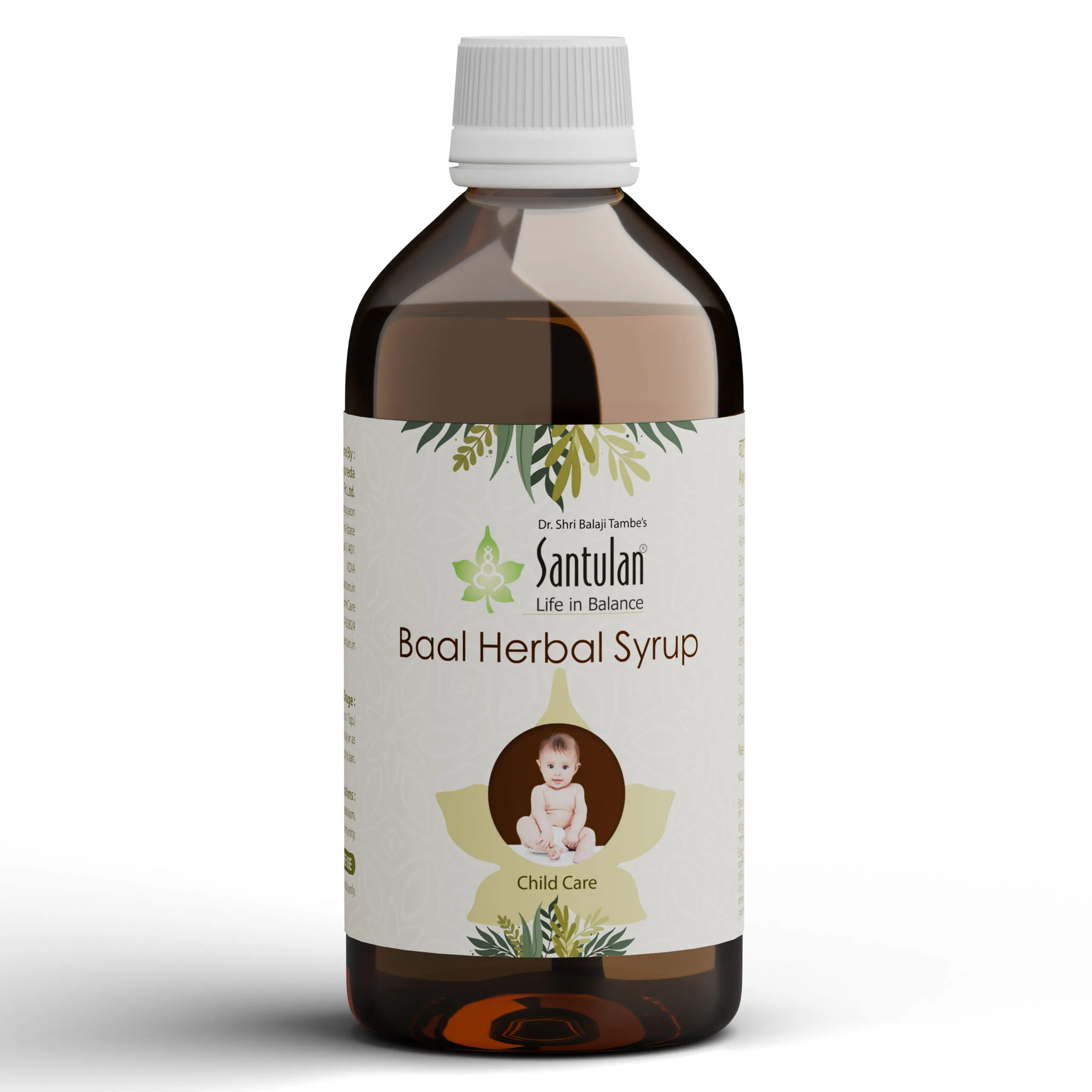 Santulan Ayurveda Baal Herbal Syrup | Pediatric Digestive Tonic | Natural Appetite and Immunity Booster for Children-1