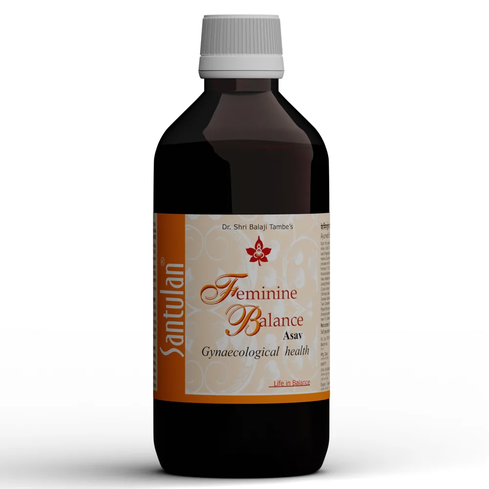 Santulan Ayurveda Feminine Balance | Traditional Asava Liquid | Women's Gynecological Health & Hormonal Support