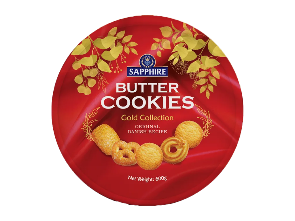 Sapphire Butter Cookies Gold Collection Sapphire Butter Cookies Gold Collection-Pack Size-600 gm
