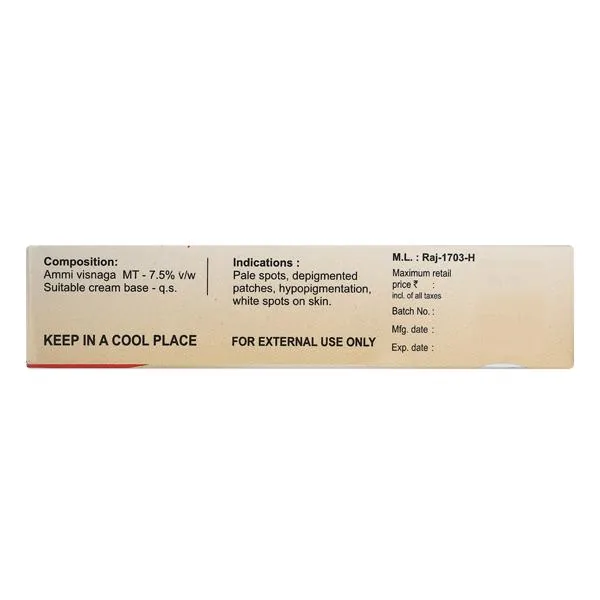 SBL Homeopathy Ammi Visnaga Cream | Topical Support for Depigmented Patches and White Spots-2