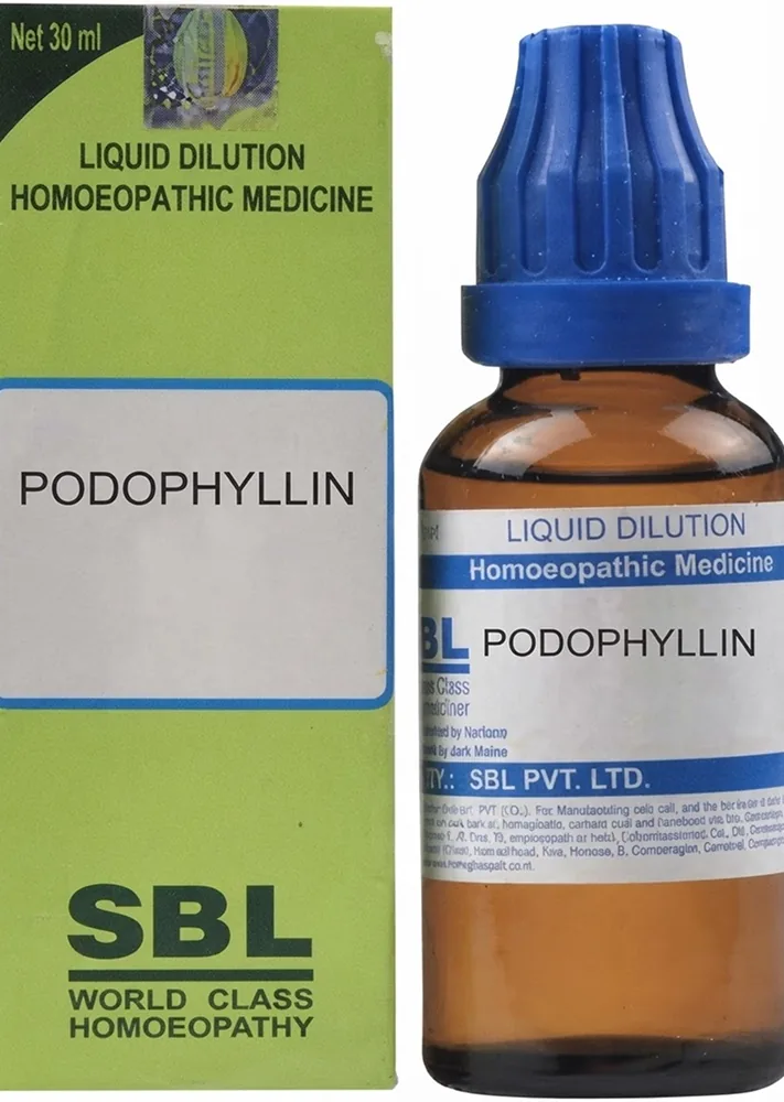 SBL Homeopathy Podophyllin Dilution | Homeopathic Remedy | Gastrointestinal & Liver Support-1