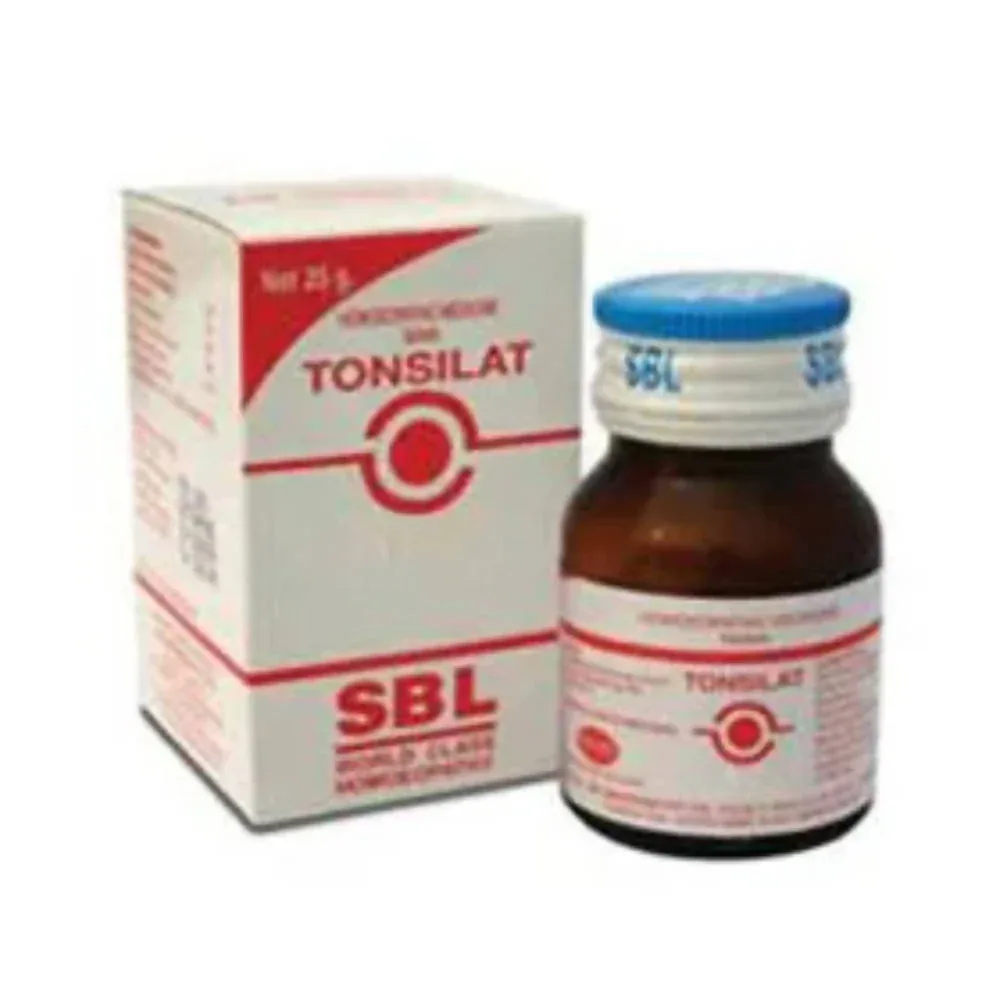 SBL Homeopathy Tonsilat Tablets | Natural Throat Care | Soothes Tonsillitis and Sore Throat-1