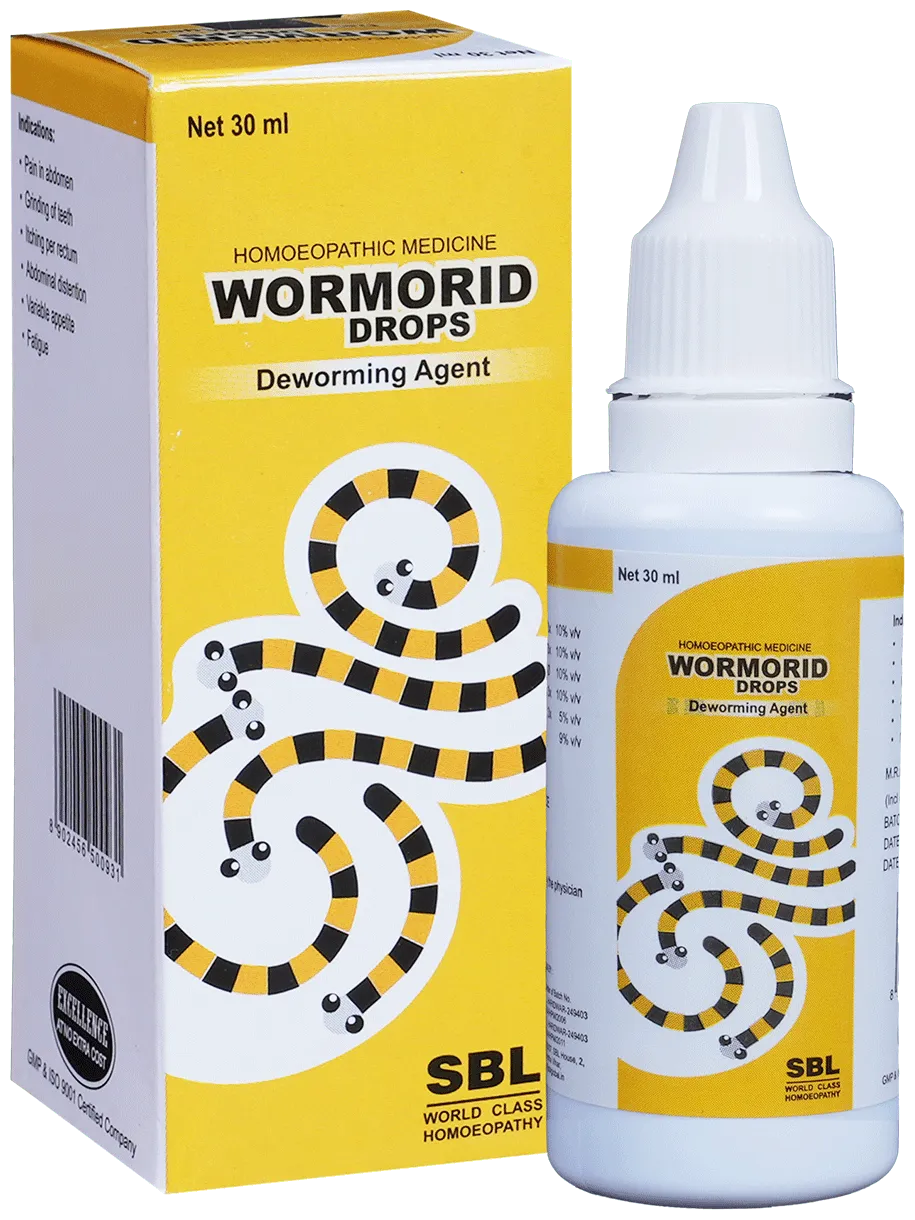 SBL Homeopathy Wormorid Drops | Natural Deworming Liquid | Relief from Intestinal Worms & Abdominal Discomfort-1