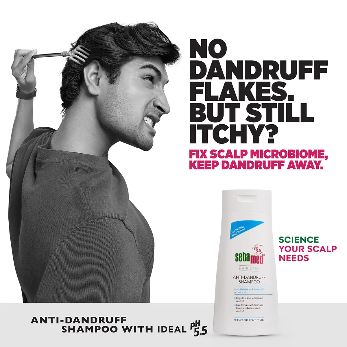 Sebamed Anti Dandruff Shampoo | pH 5.5 Scalp Care | Flake Control Formula-4