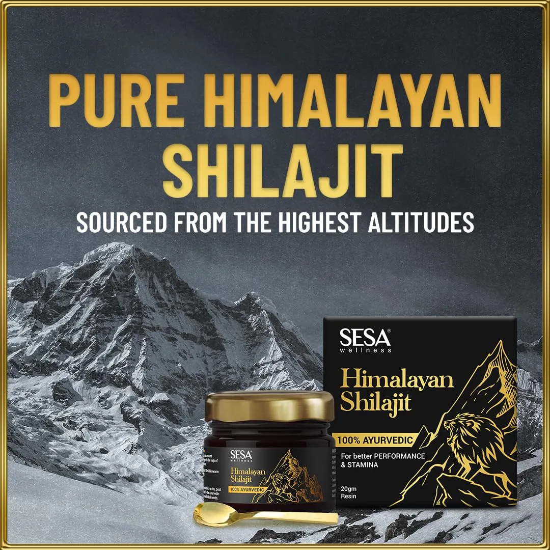 Sesa Wellness Himalayan Shilajit Resin | Pure Ayurvedic Formula | Boosts Stamina & Endurance-2