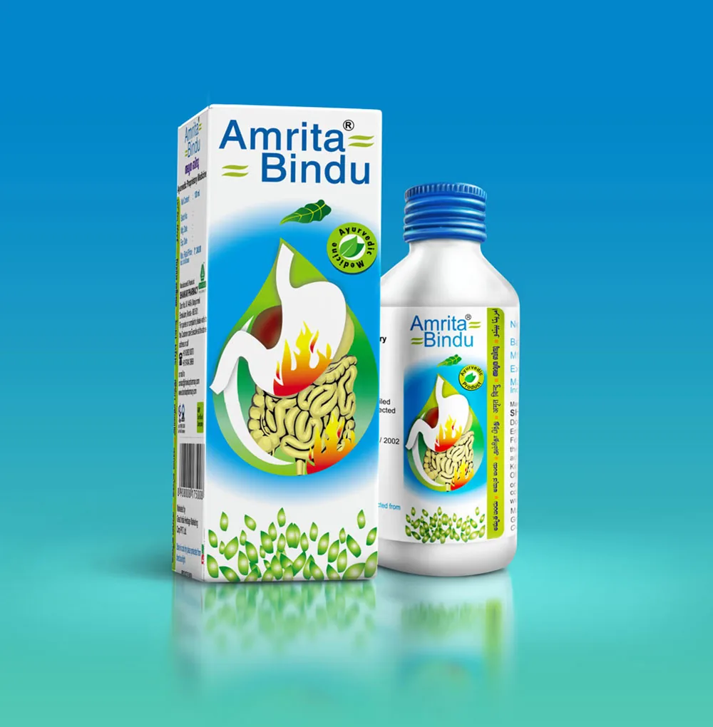 Shankar Pharmacy Amrita Bindu Syrup | Ayurvedic Digestive Care | Relief from Acidity & Gas-1