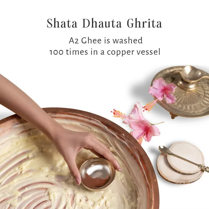 Shankara by Sri Sri Tattva Gheesutra Face Emulsion | Ayurvedic Shata Dhauta Ghrita Moisturizer | Radiant & Firm Skin-3