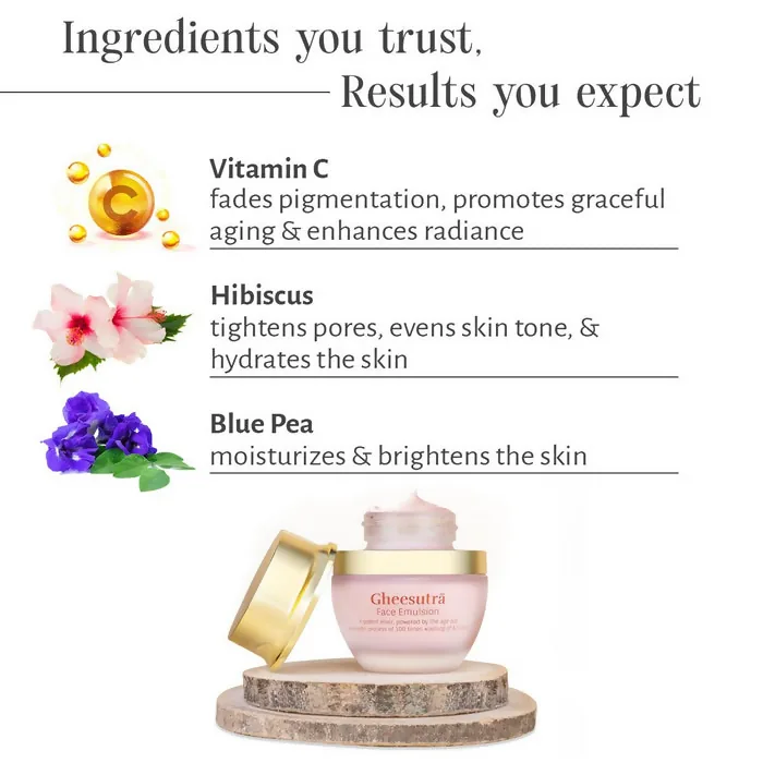 Shankara by Sri Sri Tattva Gheesutra Face Emulsion | Ayurvedic Shata Dhauta Ghrita Moisturizer | Radiant & Firm Skin-7