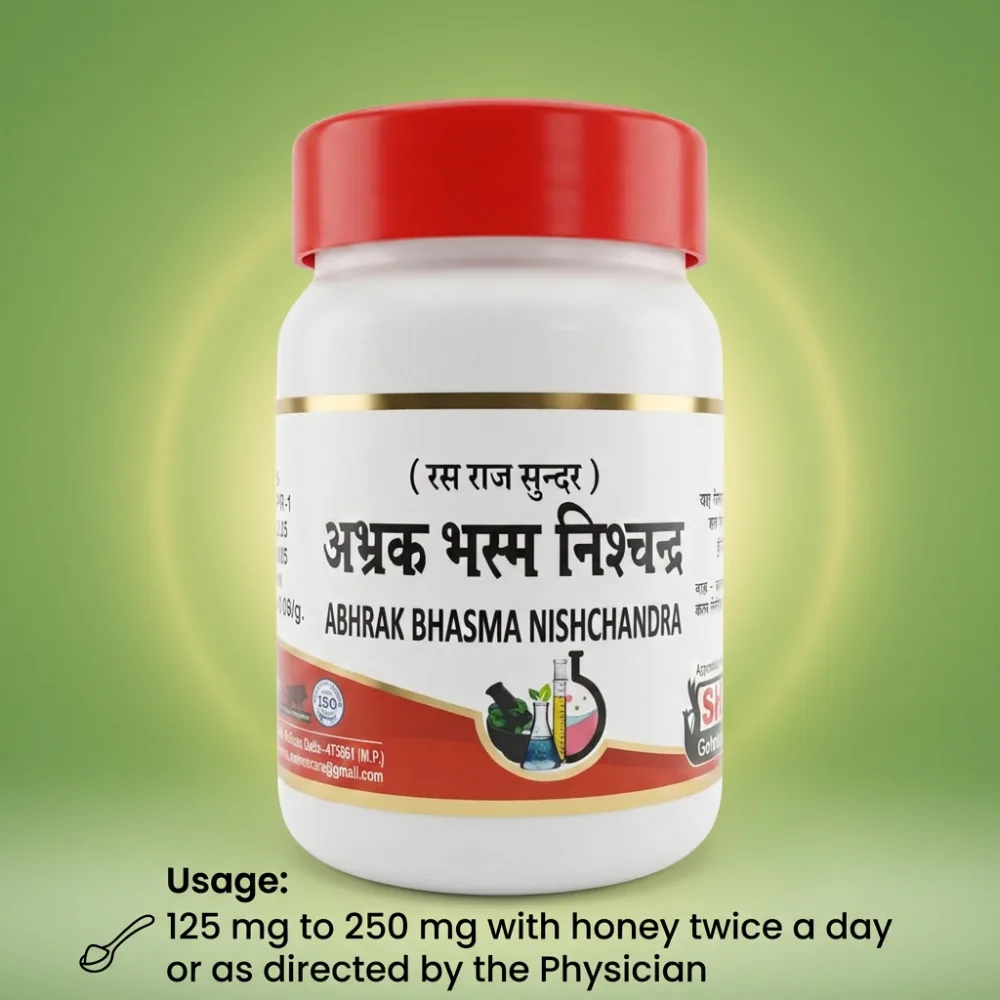 Sharmayu Ayurveda Abhrak Bhasma Nishchandra | Purified Mica Bhasma | Tridosha Balancer & Nervous System Support-5