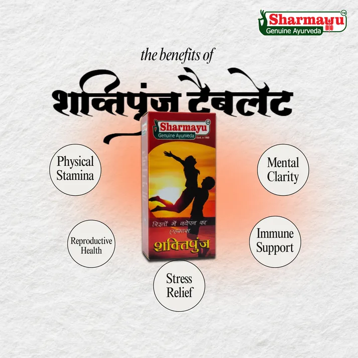 Sharmayu Ayurveda Shaktipunj Tablets | Herbal Vitality Supplement | Natural Stamina & Vigor Support-4