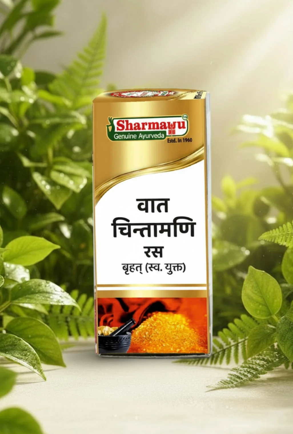 Sharmayu Ayurveda Vat Chintamani Ras Brihat (S.Y.) Tablets | Classical Ayurvedic Vata Balance | Neuromuscular & Joint Support-5