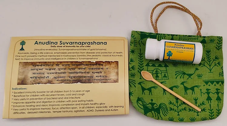 Shreshtha Herbals Anudina Suvarnaprashan Powder