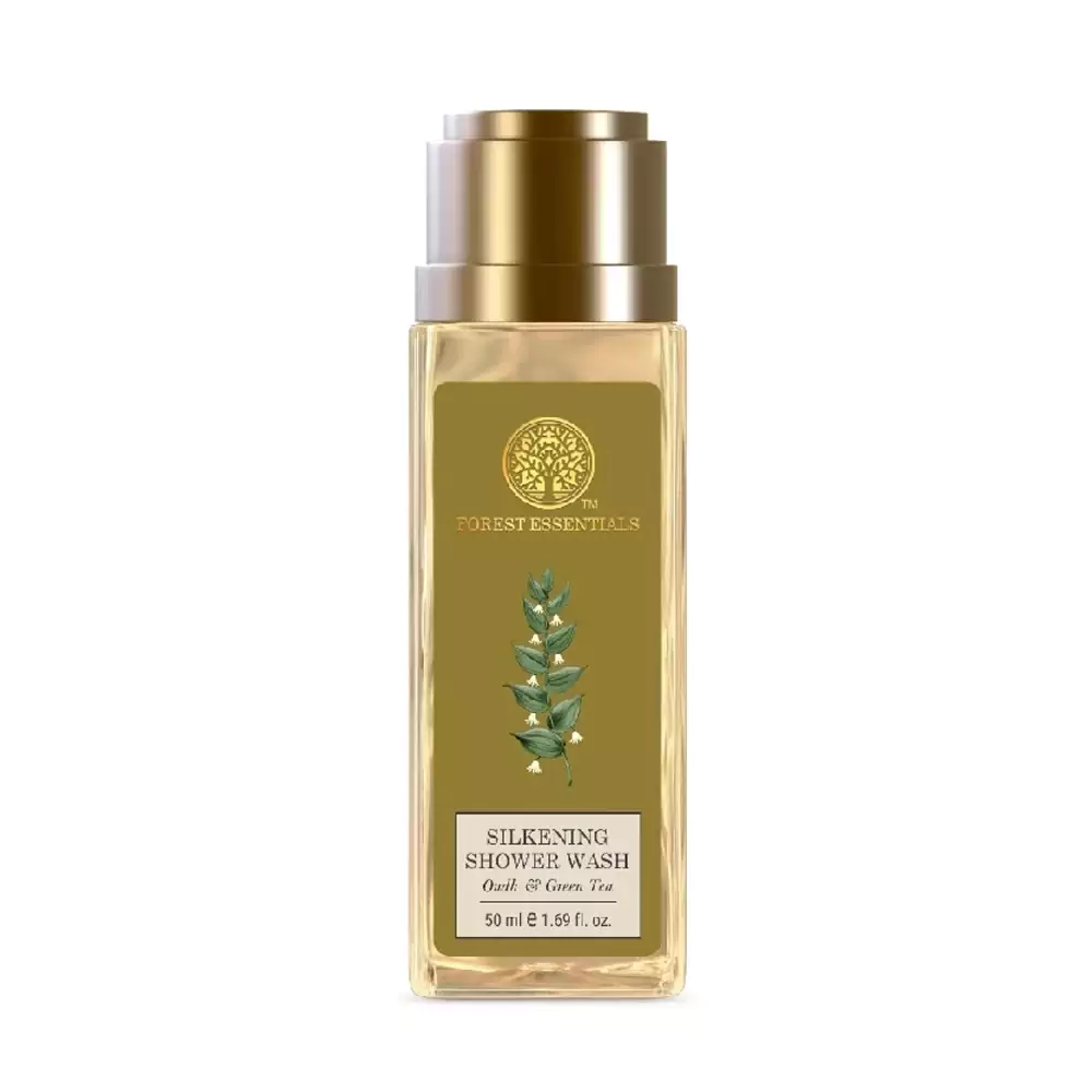Silkening Shower Wash Oudh & Green Tea Front Side Package - 50 ml