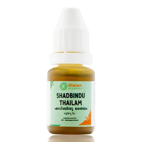 Sitaram Ayurveda Shadbindu Thailam | Classical Nasya Oil | Nasal and Head Wellness Formula-1