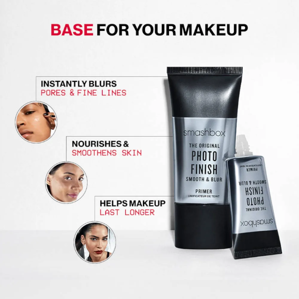 Smashbox The Original Photo Finish Smooth & Blur Primer | Clear Gel Face Primer | Oil-Free Makeup Base-2