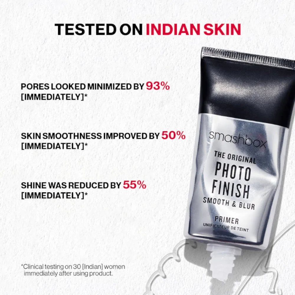 Smashbox The Original Photo Finish Smooth & Blur Primer | Clear Gel Face Primer | Oil-Free Makeup Base-3