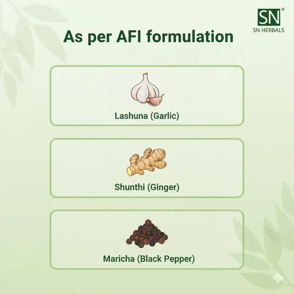 SN Herbals Lashunadi Vati | Classical Ayurvedic Digestive Tablet | Natural Gastric Support-3