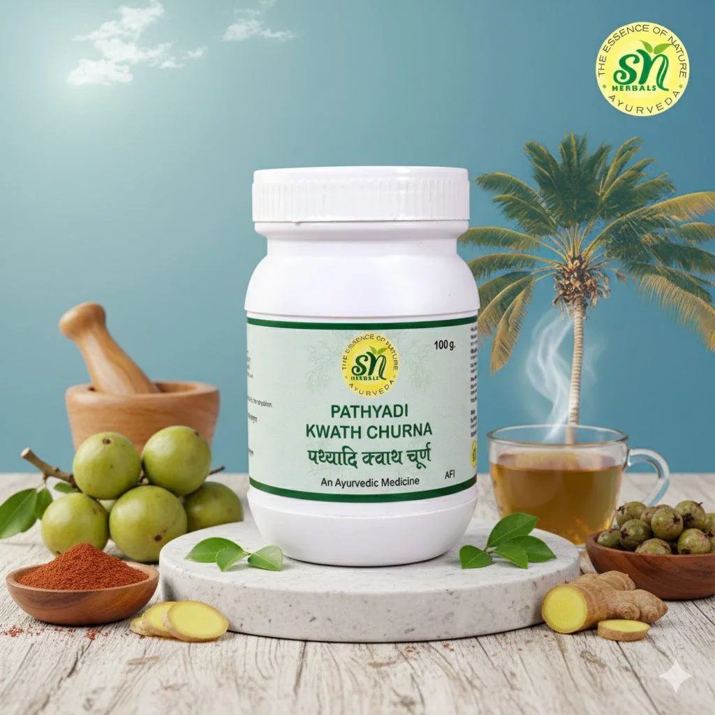 SN Herbals Pathyadi Kwath Churna | Traditional Ayurvedic Decoction Powder | Head Comfort & Immune Support-2