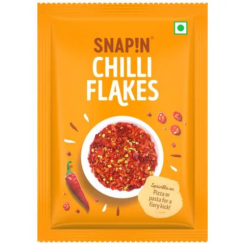 Snapin Spice - Chilly Flakes Front Side Package - 7 gm