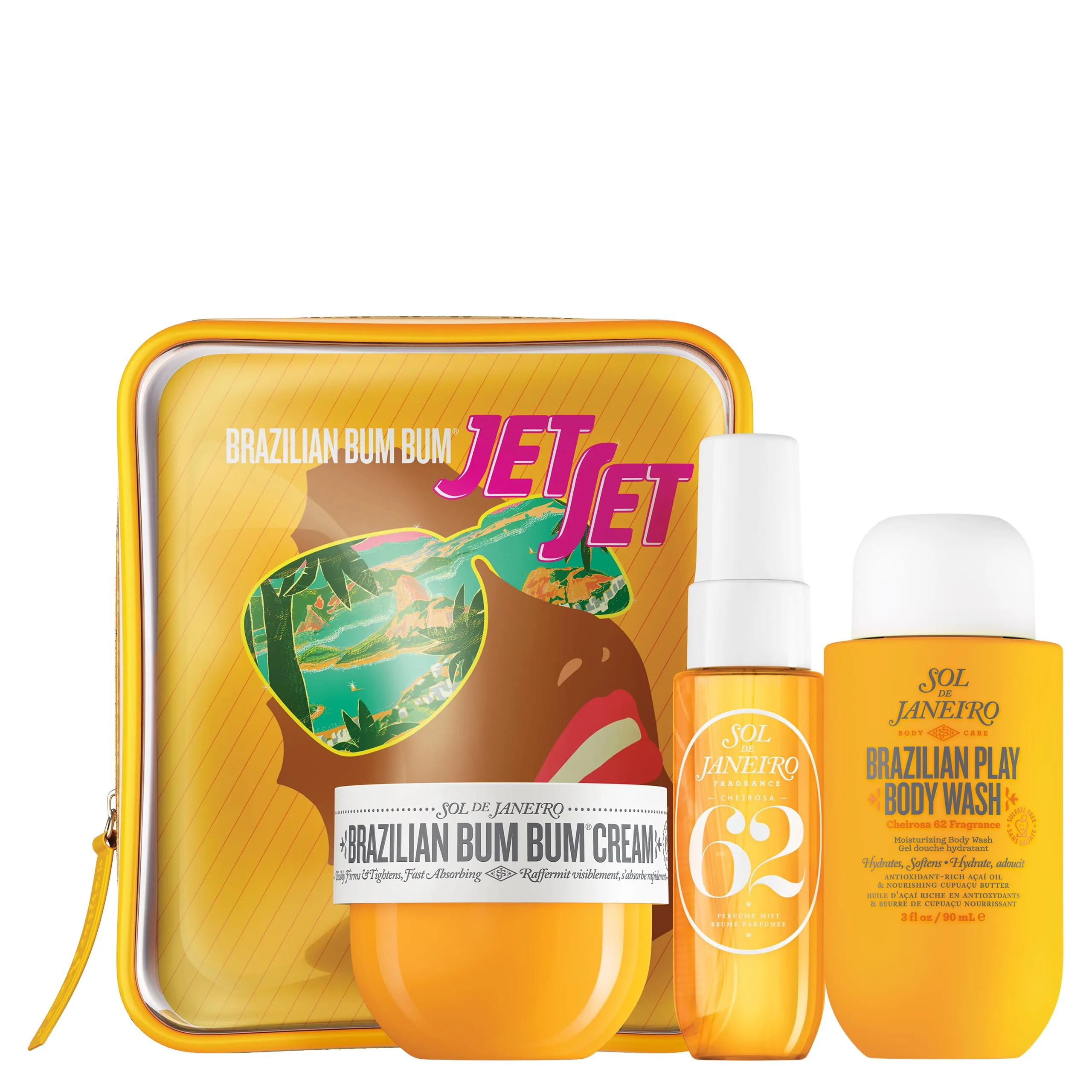 Sol de Janeiro Bum Bum Jet Set | Travel-Ready Body Care Trio | Pistachio & Salted Caramel Scented Minis-2