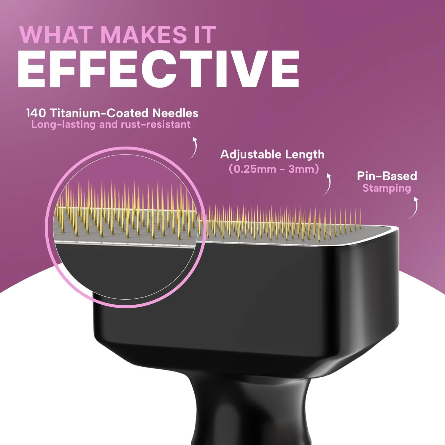 Sotrue Derma Stamp for Hair Growth | Adjustable Microneedling Tool | Scalp and Skin Stimulation-2