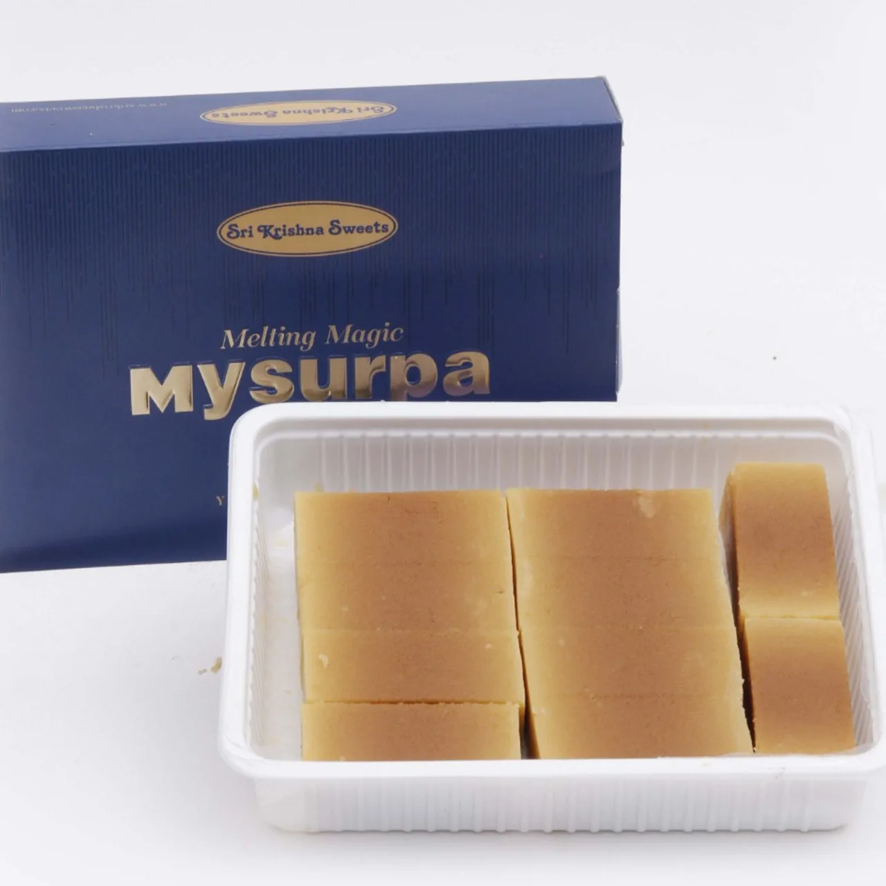 Sri Krishna Sweets Mysurpa | Soft Ghee Mysore Pak | Melt-in-the-Mouth South Indian Sweet-2